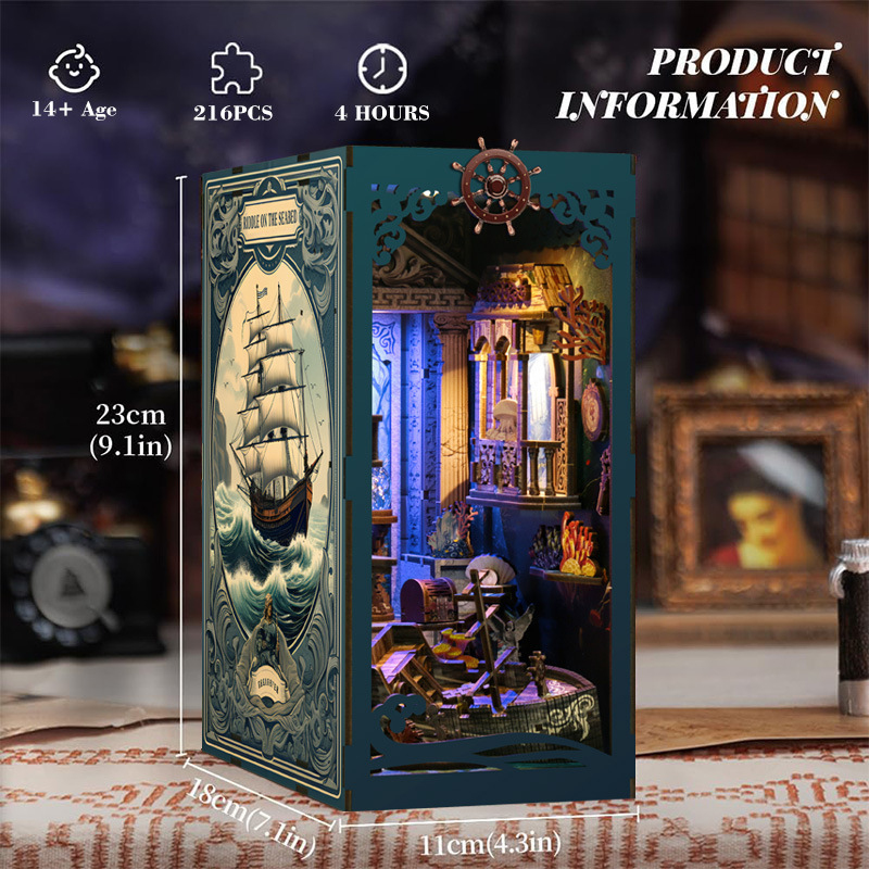 3D Wooden DIY Bookend Puzzle H - Home Automation Diy Kit review and price