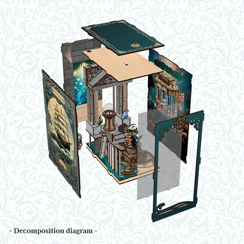 3D Wooden DIY Bookend Puzzle H - Home Automation Diy Kit review and price