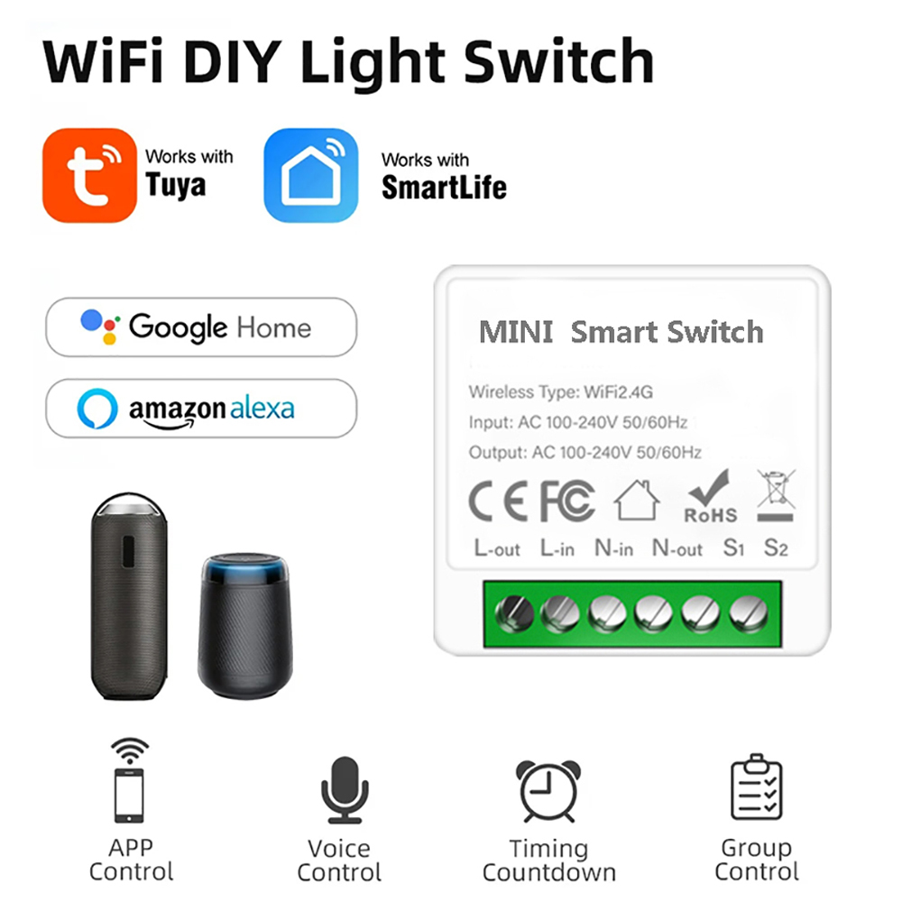 2 Way Control Tuya Mini 16A Wi - Smart Home Automation Diy review and price