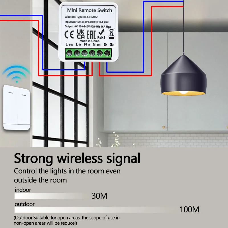 RF 433MHz Smart DIY Wireless S - Diy Home Automation System review and price