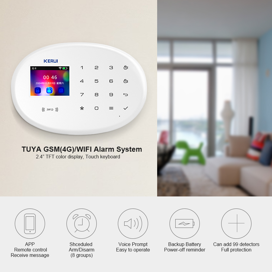 KERUI W202 WIFI GSM Alarm Syst - Smart Home Automation Diy review and price